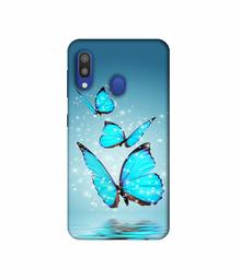 Amazon Brand - Solimo Designer Flying Butterflies 3D Printed Hard Back Case Mobile Cover for Samsung Galaxy M20