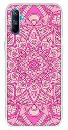 Amazon Brand - Solimo Designer Multicolor Pink Abstract Printed Soft Back Case Mobile Cover for Realme C3