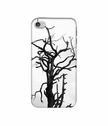 Amazon Brand - Solimo Designer Dark Tree 3D Printed Hard Back Case Mobile Cover for Apple iPhone 4 / 4S