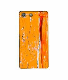 Amazon Brand - Solimo Designer Gold Yellow Paint 3D Printed Hard Back Case Mobile Cover for Sony Xperia M5 Dual