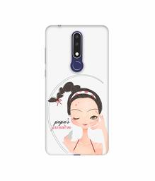 Amazon Brand - Solimo Designer Papa's Princess 3D Printed Hard Back Case Mobile Cover for Nokia 3.1 Plus