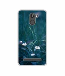 Amazon Brand - Solimo Designer White Flower UV Printed Soft Back Case Mobile Cover for 10.or D