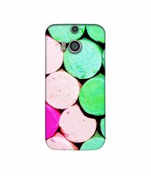 Amazon Brand - Solimo Designer Wax Color 3D Printed Hard Back Case Mobile Cover for HTC One M8