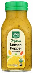 365 by Whole Foods Market, Organic Refrigerated Marinade, Lemon Pepper, 12 Fl Oz