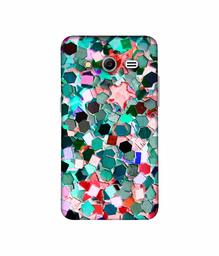 Amazon Brand - Solimo Designer Multicolor Stone 3D Printed Hard Back Case Mobile Cover for Samsung Galaxy Core 2 G355H