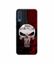 Amazon Brand - Solimo Designer Punisher Skull 3D Printed Hard Back Case Mobile Cover for Samsung Galaxy A50