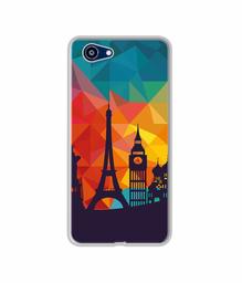 Amazon Brand - Solimo Designer Colored Paris UV Printed Soft Back Case Mobile Cover for Realme 1