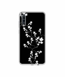 Amazon Brand - Solimo Designer Color Flowers UV Printed Soft Back Case Mobile Cover for Samsung Galaxy A70