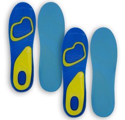 Trek Support Gel Insole Men, Size 8-13, 2 Pairs