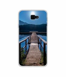 Amazon Brand - Solimo Designer Wooden Beach UV Printed Soft Back Case Mobile Cover for Samsung Galaxy J7 Prime