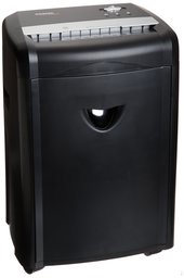 AmazonBasics 11- to 12-Sheet High-Security Micro-Cut Paper, CD, and Credit Card Shredder with Pullout Basket