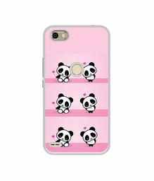 Amazon Brand - Solimo Designer Panda Pattern UV Printed Soft Back Case Mobile Cover for Itel S21