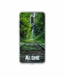 Amazon Brand - Solimo Designer Alone UV Printed Soft Back Case Mobile Cover for Nokia 2.3