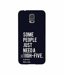 Amazon Brand - Solimo Designer High-Five 3D Printed Hard Back Case Mobile Cover for Samsung Galaxy S5 i9600