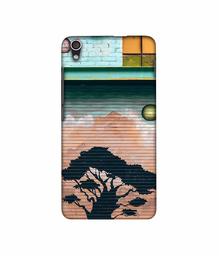 Amazon Brand - Solimo Designer Tree Painting 3D Printed Hard Back Case Mobile Cover for Lenovo S850