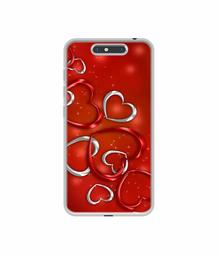 Amazon Brand - Solimo Designer Hearts UV Printed Soft Back Case Mobile Cover for Micromax Dual 4 E4816