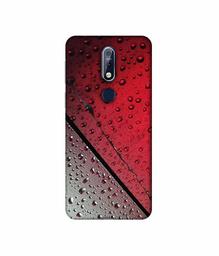 Amazon Brand - Solimo Designer Water Drop On Glass 3D Printed Hard Back Case Mobile Cover for Nokia 7.1