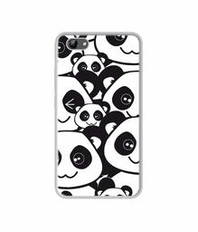 Amazon Brand - Solimo Designer Panda Texture UV Printed Soft Back Case Mobile Cover for Vivo Y71