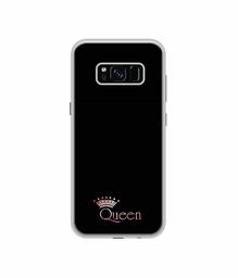 Amazon Brand - Solimo Designer Queen UV Printed Soft Back Case Mobile Cover for Samsung Galaxy S8