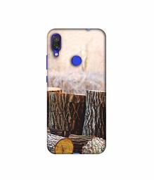 Amazon Brand - Solimo Designer Wood logs 3D Printed Hard Back Case Mobile Cover for Xiaomi Redmi Note 7 Pro