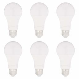 AmazonBasics - Bombilla LED A19 equivalente a no regulable, 10.000 horas de vida útil, 10 000 horas (renovada)