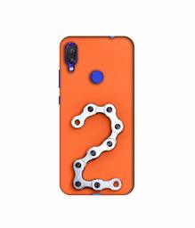 Amazon Brand - Solimo Designer Two Number 3D Printed Hard Back Case Mobile Cover for Xiaomi Redmi Note 7 Pro