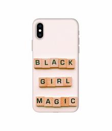 Amazon Brand - Solimo Designer Black Girl Magic 3D Printed Hard Back Case Mobile Cover for Apple iPhone Xs Max