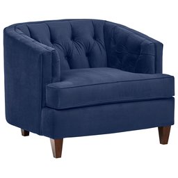 Amazon Brand – Stone & Beam Leila Velvet Tufted Chair, 44