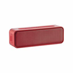 AmazonBasics - Altoparlante Bluetooth, design impermeabile, 9 watt, Rosso