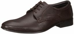 Amazon Brand - Symbol Men's Brown PU Formal Shoes - 10 UK (AZ-SY-436)