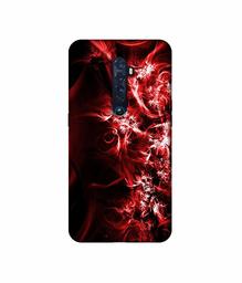 Amazon Brand - Solimo Designer Reddish Pattern 3D Printed Hard Back Case Mobile Cover for Oppo Reno 2