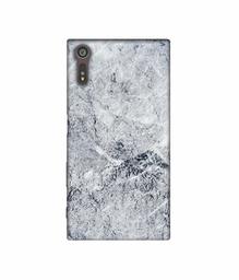 Amazon Brand - Solimo Designer Grayish Marble 3D Printed Hard Back Case Mobile Cover for Sony Xperia XZ Dual