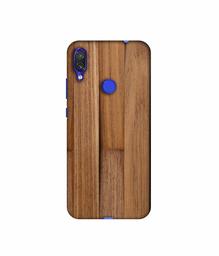 Amazon Brand - Solimo Designer Wooden Art 3D Printed Hard Back Case Mobile Cover for Xiaomi Redmi Note 7 Pro