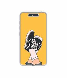 Amazon Brand - Solimo Designer Boy Shoes Pattern UV Printed Soft Back Case Mobile Cover for Micromax Dual 4 E4816