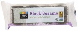 365 Everyday Value, Black Sesame Rice Crackers, 3.57 oz