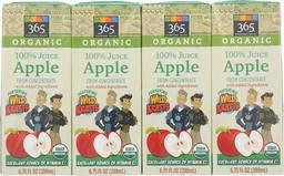 365 Everyday Value Featuring Wild Kratts, Organic 100% Juice from Concentrate, Apple (8 - 6.75 fl oz Boxes), 54 fl oz