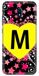 Amazon Brand - Solimo Designer Heart Pattern Alphabet-M 3D Printed Hard Back Case Mobile Cover for Xiaomi Redmi 8A