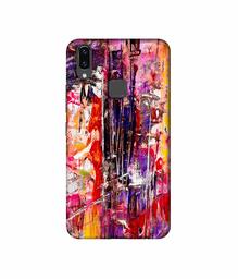 Amazon Brand - Solimo Designer Mashup of Multicolor 3D Printed Hard Back Case Mobile Cover for Vivo V9 / V9 Pro