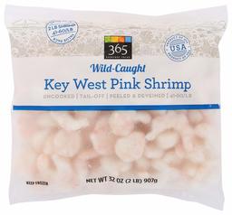 365 Everyday Value, Shrimp Key West Wild CP Frozen 41/60, 32 Ounce