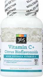 365 Everyday Value, Vitamin C + Citrus Bioflavonoids, 50 ct