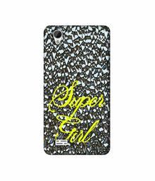 Amazon Brand - Solimo Designer Super Girl On Foil 3D Printed Hard Back Case Mobile Cover for Vivo Y31