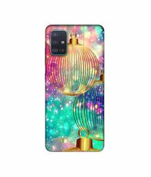 Amazon Brand - Solimo Designer Hanging Balls 3D Printed Hard Back Case Mobile Cover for Samsung Galaxy A51