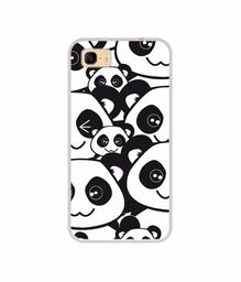 Amazon Brand - Solimo Designer Panda Texture UV Printed Soft Back Case Mobile Cover for Asus Zenfone 3s Max ZC521TL