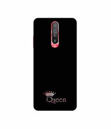 Amazon Brand - Solimo Designer Queen 3D Printed Hard Back Case Mobile Cover for Poco X2 / Mi Redmi K30