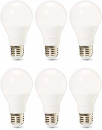 AmazonBasics Professional LED E27 Edison Screw Bulb, 75W Equivalent, Warm White, Dimmable - Pack of 6