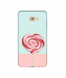 Amazon Brand - Solimo Designer Round Candy 3D Printed Hard Back Case Mobile Cover for Samsung Galaxy C7 Pro