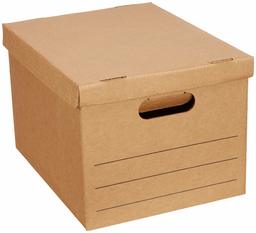 AmazonBasics Moving Boxes with Lid and Handles - Pack of 20, 15 x 10 x 12 Inches, Small