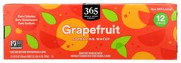 365 by Whole Foods Market, Sparkling Water, Grapefruit (12-12 Fl Oz Cans), 144 Fl Oz