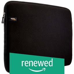 (Renewed) AmazonBasics 17.3-Inch Laptop Sleeve (Black)