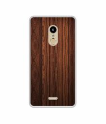 Amazon Brand - Solimo Designer Wooden Texture UV Printed Soft Back Case Mobile Cover for Lyf Water 7